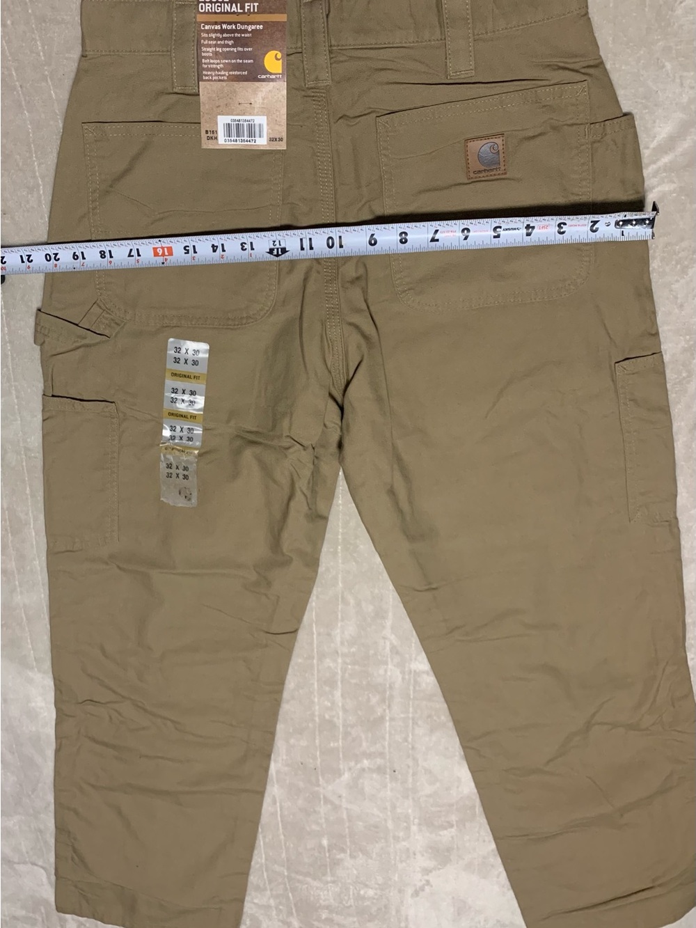 Carhartt Men’s Cargo Work Pants in Khaki/Tan